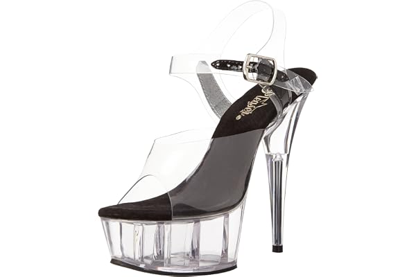 Pleaser Femme Del608/C/M Sandales Bout Ouvert, Taille M
