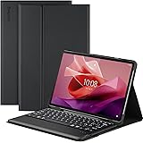 EasyAcc Cover Custodia con Tastiera Italiano per Lenovo Tab P12 12.7 Pollici 2023, con Rimovibile Senza fili Bluetooth Layout
