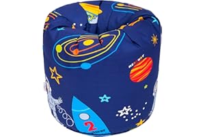 Ready Steady Bed, Poltrona a sacco per bambini, comoda, morbida, sicura, dal design ergonomico, adatta per la stanza dei giochi (astronauta)