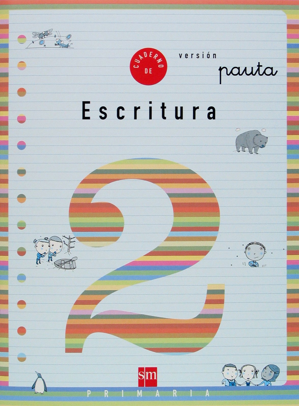 Cuaderno 2 de escritura, Pauta. 1 Primaria