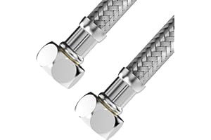 VARIOSAN Wąż elastyczny 17581, 1/2" ÜWM x 1/2" ÜWM, 300 mm, płaszcz ze stali nierdzewnej, certyfikat DVGW, do wody pitnej, elastyczny wąż pancerny