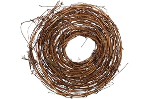 ‎CLISPEED CLISPEED Weihnachtszweig-Girlande, 15ft natürliche Weinranken-Girlande, Rattan, zum Aufhängen, Weinreben, DIY-Handwerk, Weihnachtsdekoration, Hochzeit, Ferienhaus, Wand, Party-Dekoration