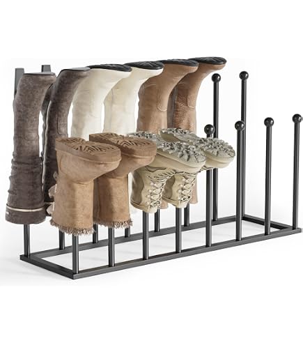 Lot 6 Supports Chaussures Muraux Adhésifs/S Vissables – Économie Espace Sans Perçage, Idéal RV, Porte, Placard