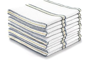 Bronwen Mathews® Dish Cloths Cleaning Hygiene 100% Cotton Antibacterial Absorbent Lint Free Cloths Kitchen Towels Washing Up Dishcloths Tea Towels Set Pack of 10