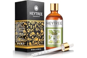 HEYTREE Olio essenziale di vaniglia 100ml per l'umore - Grado terapeutico Olio profumato vaniglia puro Oli essenziali per diffusore di aromaterapia, massaggi, cura dei capelli