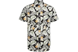 JACK&JONES JUNIOR Koszula Chłopcy Jjchill Aop Shirt SS Jnr