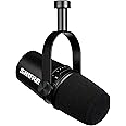 Shure MV7 USB Podcast Microfono per Podcasting, Registrazione, Live Streaming & Gaming, uscita cuffie integrata, microfono di