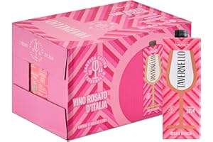 Tavernello Classico Vino Rosato d'Italia, Gusto Armonico ed Equilibrato, 11% Vol, Confezione con 15 Brik da 1 L