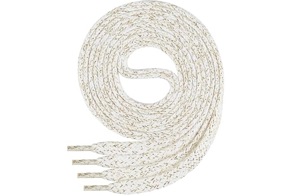 Di Ficchiano Lacets de qualité plats - environ 7,0 mm de large - en 100% coton, indéchirable, 16 couleurs, longueur de 45 à 200 cm