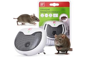 SWISSINNO Mini Ultraljudsavvisare för Gnagare - 15 m² Vägguttag - Elektrisk