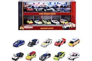 Majorette - Collection Premium - Véhicules Coffret de 10 véhicules de Secours internationaux - 212054104