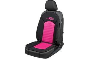 Walser CarComfort Housse de siège de Voiture S-Race, Mention Très Bien* Universel Housse de siège et Coussin de Protection pour Voiture Rose/Noir