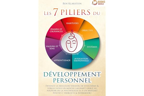 Les 7 piliers du développement personnel: Devenez la meilleure version de vous-même & forgez-vous un mental gagnant grâce au pouvoir de la psychologie et à un mindset positif (+ exercices & workbook)