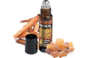 CLOROPHILLA. Profumo in Olio | Roll-On - 6ml | Fragranza Sandalo - Intenso e Duraturo | Unisex - Senza Alcol | Ideale per Pelli Sensibili | Pratico da Portare Ovunque | Essenza Naturale Made in Italy