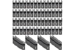 VEVOR Hojas de Sierra Multiherramienta Oscilante 100 Piezas Kit de Hojas de Sierra Oscilante 1-3/8 pulgadas Cuchillas de Herramientas Oscilantes Material de HCS para Madera Plástico
