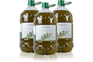 JAVIOLIVA ACEITE DE OLIVA VIRGEN EXTRA JAVIOLIVA - ACEITE DE OLIVA VIRGEN EXTRA Natural 100% Español - Variedad Picual - Prensado en frío, sabor intenso y afrutado, ideal para cocinar, ensaladas y platos gourmet (3 x 5 Litros)