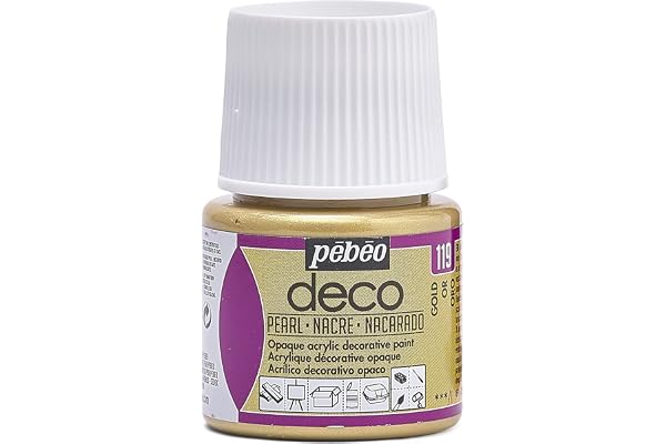 Pébéo Deco Peinture 45 ml Nacré Or