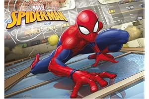 Dekora, Spiderman, Cialda per Torta di Compleanno per Bambini, Decorazioni Comestibili Rettangolare A5