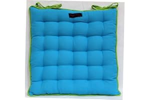 Ragged Rose 40 cm x 40 cm Outdoor Seat Cushions - Dining Chairs, Patio, & Lounge Area Garden Seat Pads - Cotton Seat Cushions for Garden Chairs & Sofas