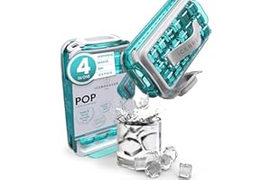 Icebreaker Vassoio per cubetti di ghiaccio in silicone, Pop 2.0 2024, 1 pezzo, Azzurro