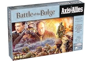 Renegade Game Studios Axis & Allies: Battle of the Bulge – WWII Strategy Board Game, Hex-Based Combat, 130+ Miniatures, 2-Player Tactical Warfare, Ages 14+