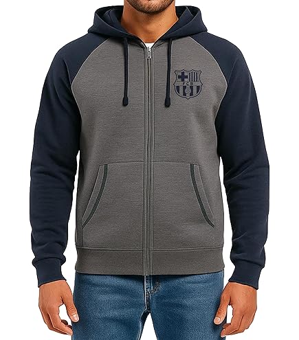 FC Barcelone Sweat à Capuche NSW Club FZ - Bleu/Blanc