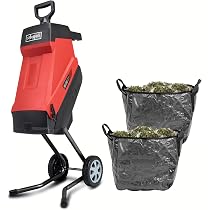 Scheppach Broyeur de jardin électrique GS70 | Broyeur silencieux 2800 W | Broie jusqu'à 42mm d'épaisseur | Capacité de 56 L | Démarrage progressif | 8 rouleaux à couteaux