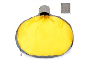 EXECAB Enfants Sac de Rangement Jouet,Organisateur Rangement pour Lego Tapis de Jeu Pliable sacs de Blocs de Construction Portable 150cm Organisateur Rapide Grande Capacité (XL-Gris)