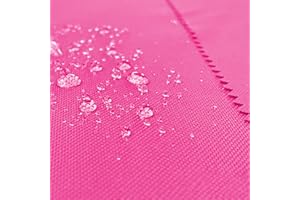 BuBiBag – wasserdichter Polyesterstoff Oxford 600D Markisenstoffe Meterware, Segeltuch Meterware, Kissenbezüge, Reißfest & Pflegeleicht Meterware lfm mit 160cm Breite - Pink, 1 Meter = 1 Menge