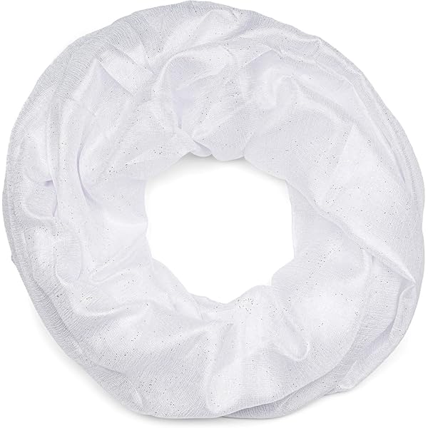 Sciarpa Loop Donna Con Stelle Metalliche Luccicanti - Foulard Leggero E Morbido - Tubolare In Viscosa E Cotone - Foto 11