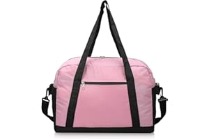 Fentar Sporttasche Klein, 20L wasserdichte Reisetasche Ryanair Handgepäck 40x20x25 cm, Handgepäck Tasche, Kleine Reisetasche Herren, Gym Tasche, Sporttasche für Weekender Damen Herren (rosa)