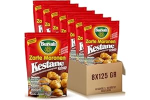 MEINBAZAR 8x Mein Bazar Set Zarte Maronen geschält, geröstet essfertig Esskastanien gekocht