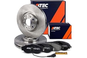 ‎ATEC GERMANY ATEC Germany Bremsenset Vorderachse inkl. Bremsscheiben Ø 314 mm Belüftet + Bremsbeläge Vorne Kompatibel mit SEAT ALHAMBRA (710, 711), TARRACO (KN2), SKODA KODIAQ (NS7, NV7, NS6), VW SHARAN (7N1, 7N2)