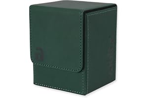 Vault X ® Premium eXo-Tec Sammelkarten Box für 100+ Karten - ohne PVC Karten Halter für Spielkarten zum Sammeln und Tauschen (Grün)
