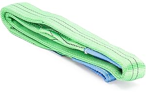 ALFA LOGISTIK Sangle de Levage 2t WLL 3m Circuit avec Passants - Polyester Sangle Levage 2000kg - Sangles de Levage