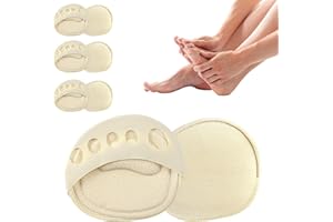 SOLI2 Almohadillas Metatarsianas Mujer Pies-Almohadillas Metatarsales Pies Tacones-Plantillas Metatarsalgia Mujer-Almohadilla Metatarsal Dolor Pie-Almohadillas Metatarsianas Zapatos Tacon (4 Pares Beige)