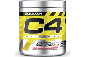 CELLUCOR C4 Original - Pre-Workout-Booster - Getränkepulver für Energy Drink | 150 mg Koffein + Beta-Alanin + Kreatin-Monohydrat (Erdbeer-Margarita, 60 Portionen)