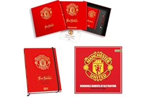 Manchester United Gift Set | 2024 Calendar | 2024 Diary | Man Utd Pen | Manchester United FC. Merchandise | Man U Gift | Official Product: Including Large Square Calendar, A5 Size Diary and Pen
