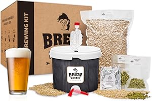 Brew Monkey® Kit Per Fare La Birra IPA | Kit Base 5 L | 5,7% VOL. | Kit Per La Produzione Di Birra A Casa | Idee Regalo Uomo | Kit Birra | Regali Uomo Originali