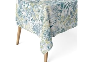 ECOMMERC3 | Mantel Antimanchas para Mesa Rectangular Tamaño 100x140 cm - Mantel Antimanchas Tacto Extrasuave e Impermeable Color Azul