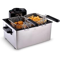 Friggitrice Elettrica G3 Ferrari Pastella 3 Litri – 2000W, Temperatura Regolabile 130-190°C, Cestello INOX, Filtro Anti-odore