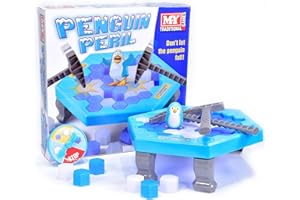 M.Y Penguin Peril Family Board Game | 2-4 Player Childrens Family Fun Game | Ice Breaker, Penguin Drop Challenge