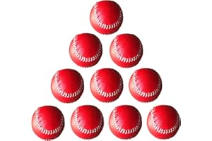 Cawila Schlagball Leder, 80 Gramm, 10er Pack, rot