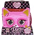 SPIN MASTER Purse Pets 6065589, Metallic Mood Flashy Frenchie Interactive Toy and Shoulder Handbag with 30+ Sounds and Reactions for Girls, pink