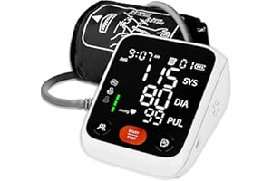 IMEDICAL Blood Pressure Monitors Large Cuff 2025 Upgraded, Blood Pressure Machine - Medical BP Monitor Upper Arm BP Cuff for Home Use,Heart Rate | 2x199 Memory Hypertension Monitor, Cuff 22-42cm LED Display