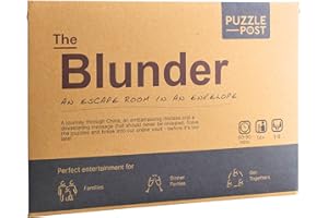 PUZZLE POST Unique Escape Room In An Envelope | Great For Groups - Families & Friends | Perfect For Games Night | Escape Room In A Box | Puzzle Mystery Game - The Blunder