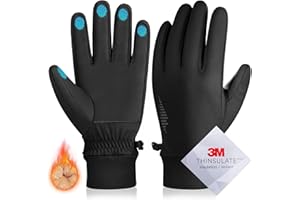 ‎SIMARI SIMARI Winterhandschuhe Herren Damen Thermo wasserdichte Warme Touchscreen Fahrradhandschuhe Snowboard Ski Outdoor Anti-Rutsch Winddicht Laufen Wandern Plüsch Winter SMRG108