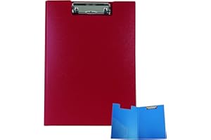 Alevar Portapapeles Pvc con tapa A4 rojo