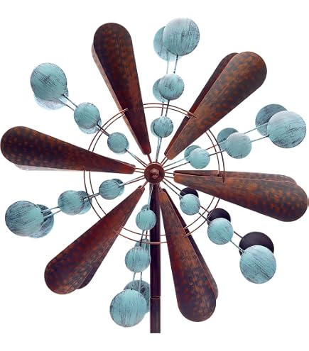 Großes Windspiel Aus Metall – Bunt, 213 Cm, Für Garten & Terrasse