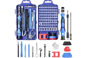 Precision Screwdriver Set, Faireach 125 in 1 Professional Repair Tool Kit with Portable Case, Magnetic Screw Driver Set for PC, Computer, Cellphone, Tablet, iPhone, iPad, Mac, Electronic etc
